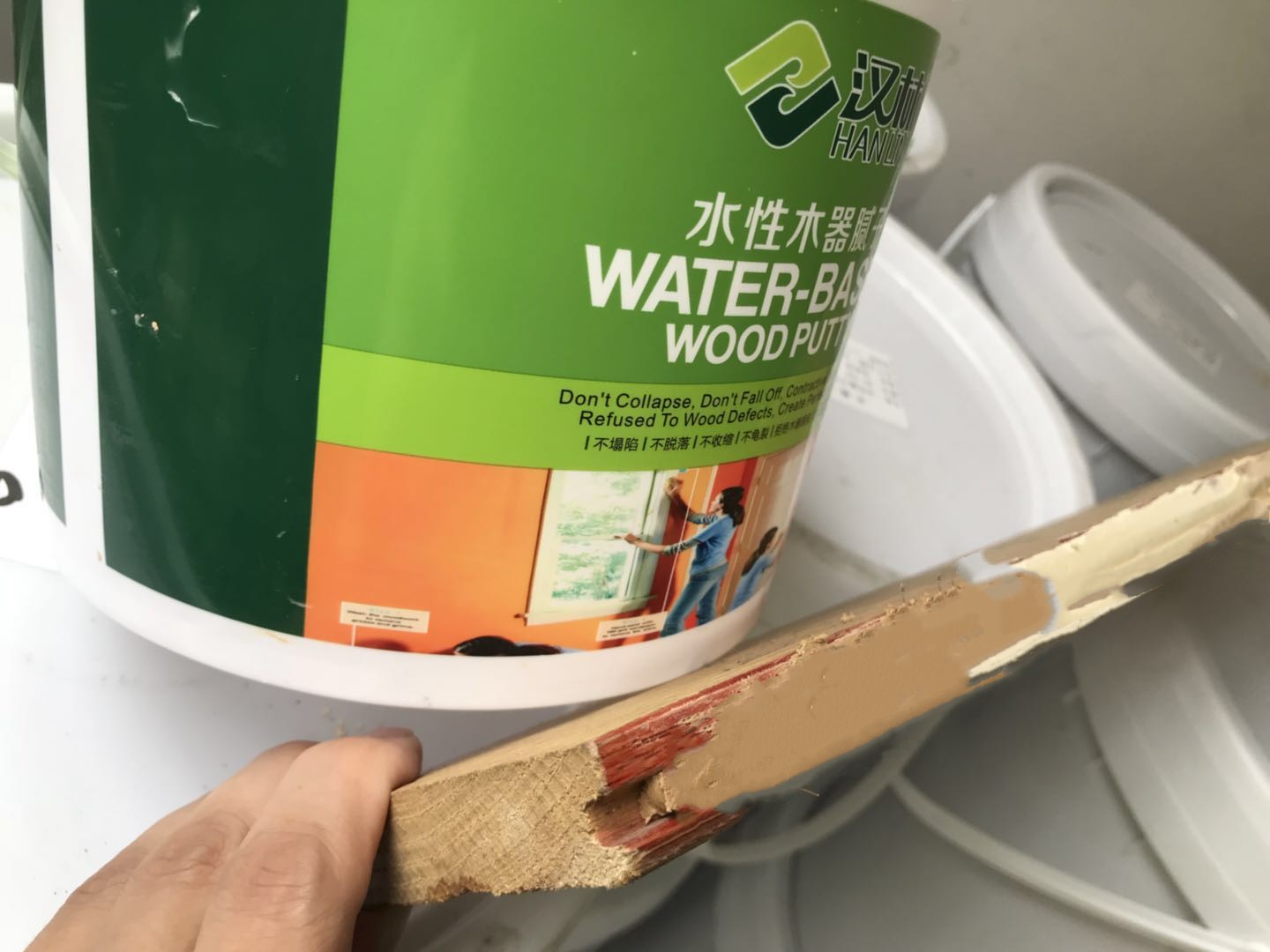 木器沟槽与裂缝修补的福音，旭彩网水性木器腻子性能全面赶超油性透明腻子